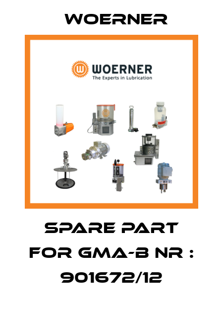 spare part for GMA-B Nr : 901672/12 Woerner