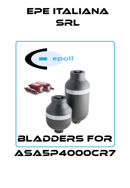 bladders FOR ASA5P4000CR7 EPE Italiana Srl