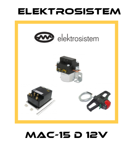 MAC-15 D 12V Elektrosistem