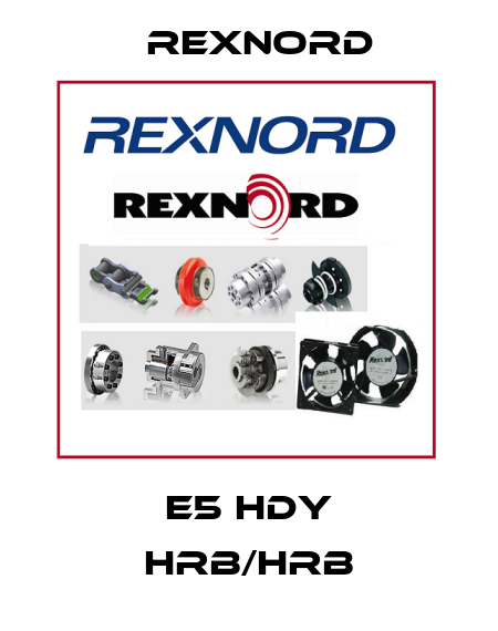 E5 HDY HRB/HRB Rexnord
