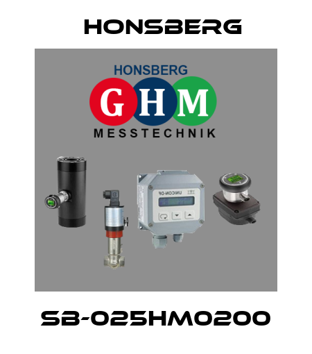 SB-025HM0200 Honsberg