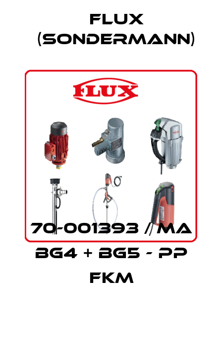 70-001393 / MA BG4 + BG5 - PP FKM Flux (Sondermann)