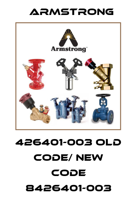 426401-003 old code/ new code 8426401-003 Armstrong