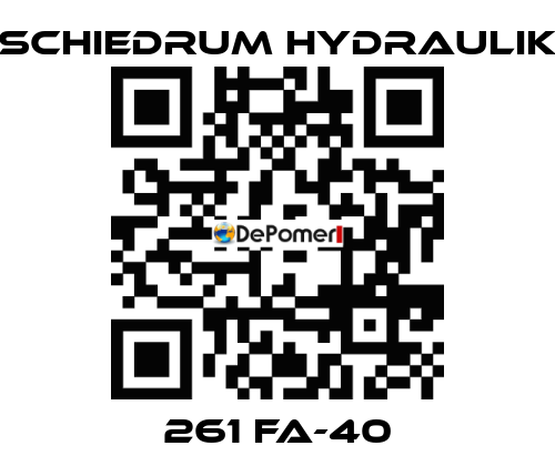 261 FA-40 SCHIEDRUM HYDRAULIK