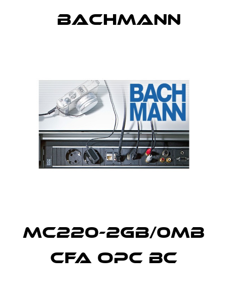 MC220-2GB/0MB CFA OPC BC Bachmann