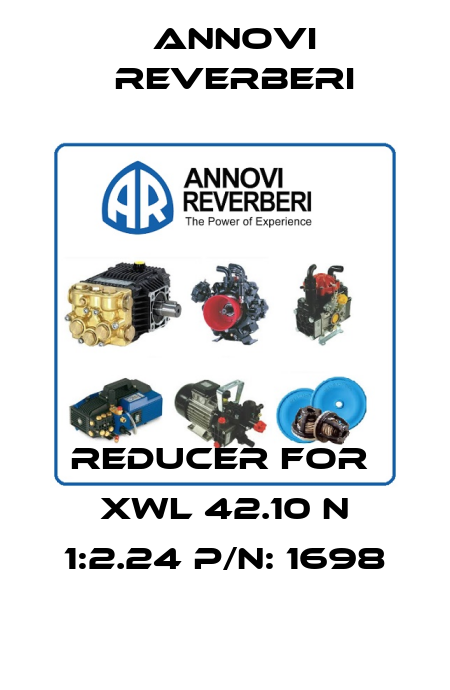 Reducer for  XWL 42.10 N 1:2.24 P/N: 1698 Annovi Reverberi