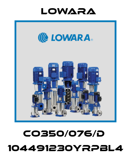 CO350/076/D  104491230YRPBL4 Lowara