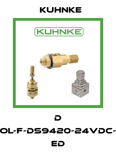 D 34-BOL-F-DS9420-24VDC-100% ED Kuhnke