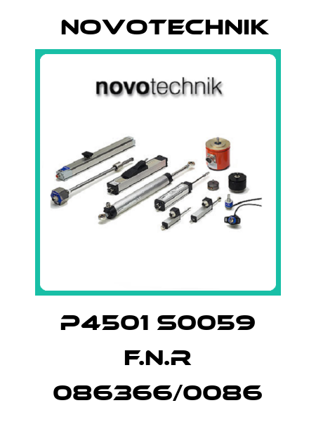 P4501 S0059 F.N.R 086366/0086 Novotechnik