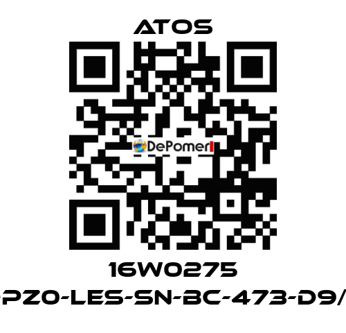 16W0275 DPZ0-LES-SN-BC-473-D9/E Atos