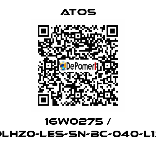 16W0275 / DLHZ0-LES-SN-BC-040-L13 Atos