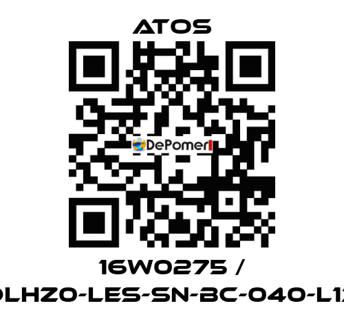 16W0275 / DLHZ0-LES-SN-BC-040-L13 Atos