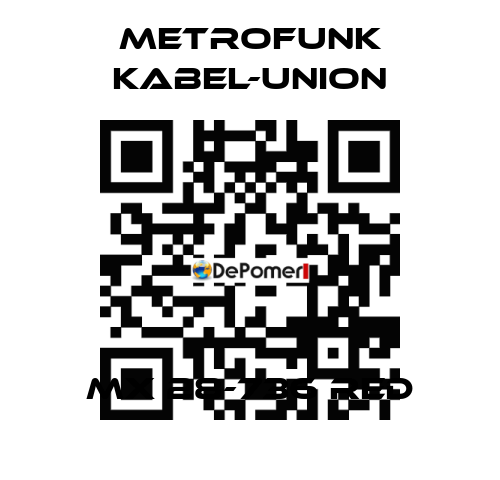 MX 28-736 Red METROFUNK KABEL-UNION