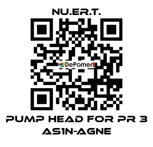 pump head for PR 3 AS1N-AGNE NU.ER.T.