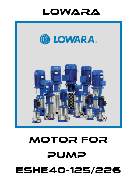 Motor for pump  ESHE40-125/226 Lowara