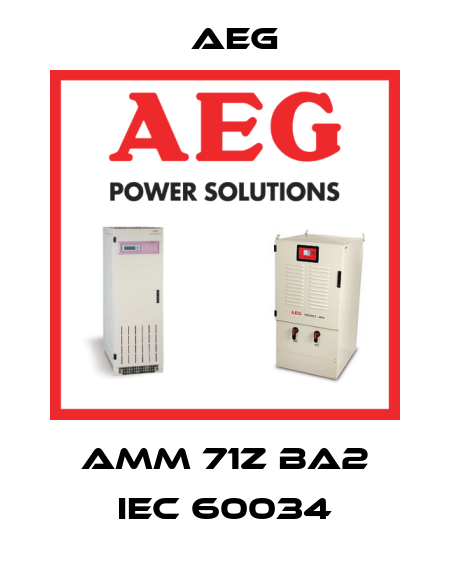 AMM 71Z BA2 IEC 60034 AEG