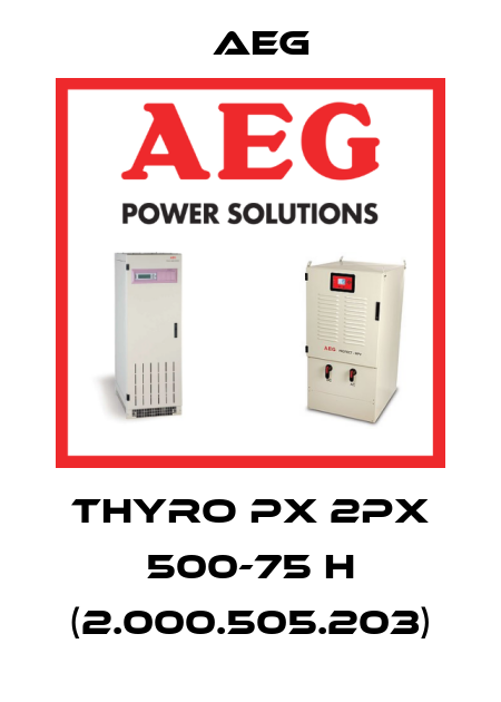 Thyro PX 2PX 500-75 H (2.000.505.203) AEG