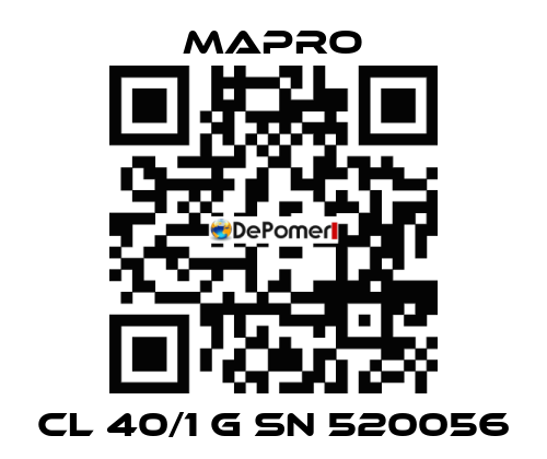 CL 40/1 G SN 520056 Mapro