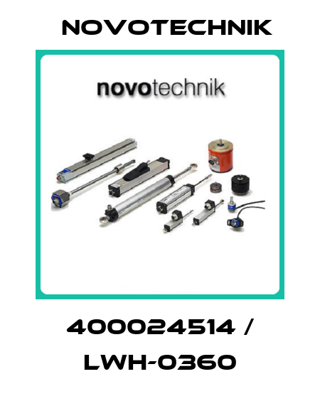 400024514 / LWH-0360 Novotechnik