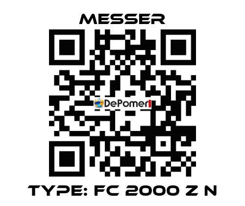 Type: FC 2000 Z N Messer