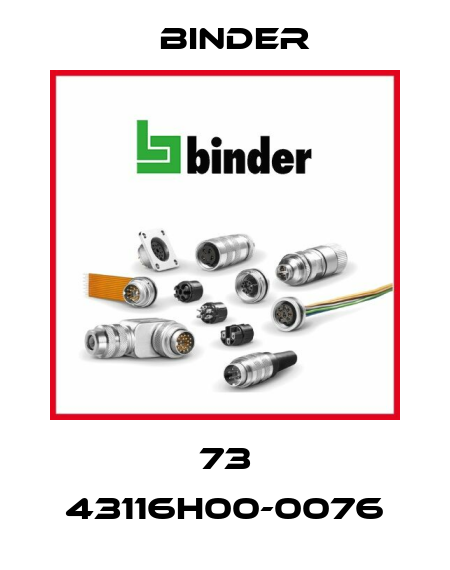 73 43116H00-0076 Binder