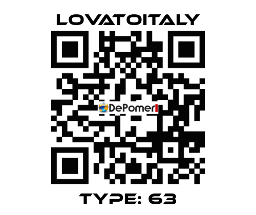 Type: 63 LovatoItaly