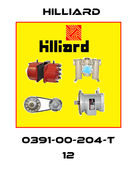 0391-00-204-T 12 Hilliard