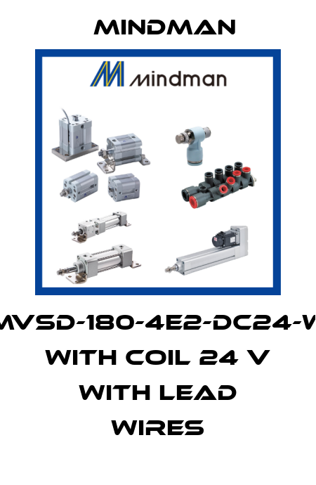 MVSD-180-4E2-DC24-W with coil 24 V with lead wires Mindman