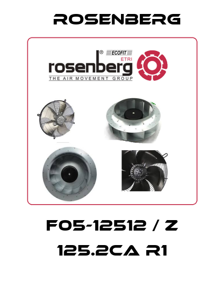 F05-12512 / Z 125.2CA R1 Rosenberg