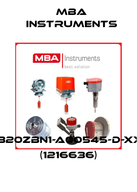 MBA820ZBN1-A00545-D-XXXXX (1216636) MBA Instruments