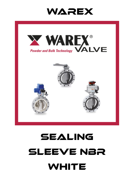 sealing sleeve NBR white Warex