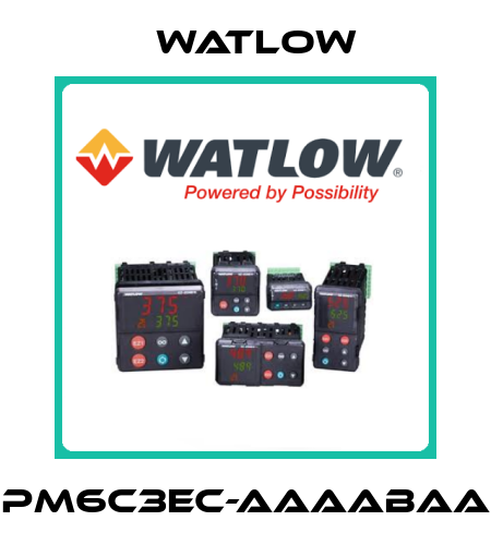 PM6C3EC-AAAABAA Watlow