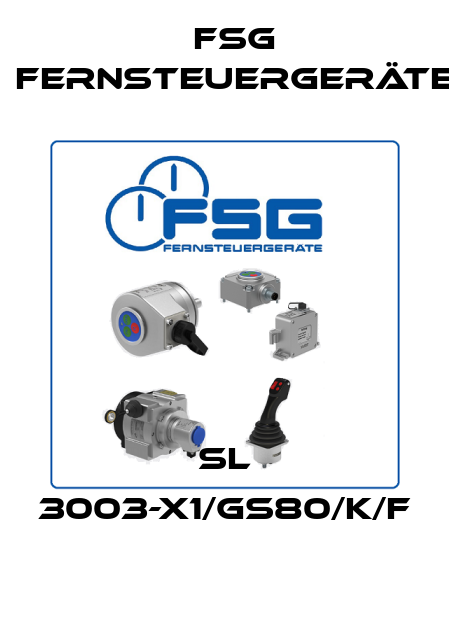 SL 3003-X1/GS80/K/F FSG Fernsteuergeräte