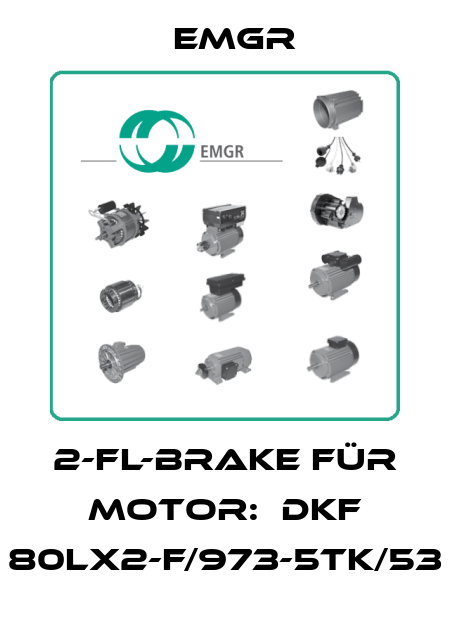 2-FL-brake für Motor:  DKF 80LX2-F/973-5TK/53 EMGR