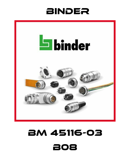 BM 45116-03 B08 Binder