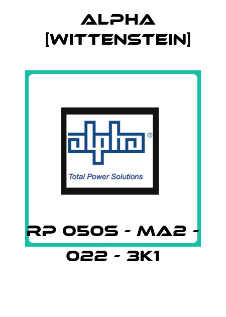 RP 050S - MA2 - 022 - 3K1 Alpha [Wittenstein]