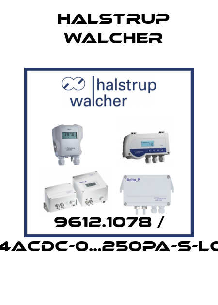 9612.1078 / P26-1-24ACDC-0...250Pa-S-LC-0-0-S-I Halstrup Walcher