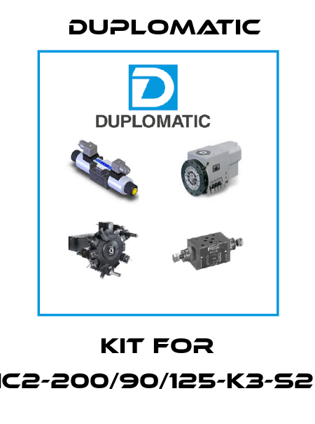 Kit for HC2-200/90/125-K3-S20 Duplomatic