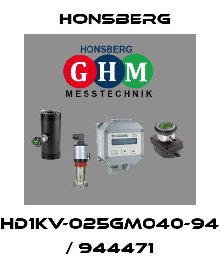 HD1KV-025GM040-94 / 944471 Honsberg