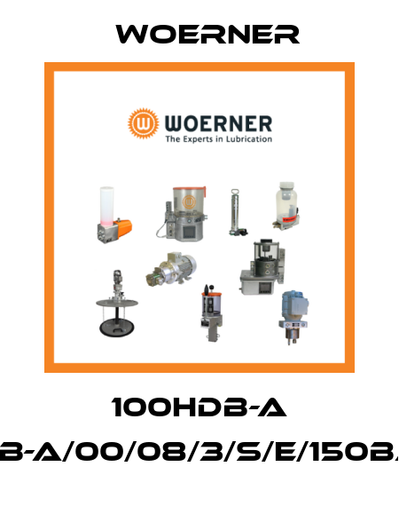100HDB-A (HDB-A/00/08/3/S/E/150BAR) Woerner