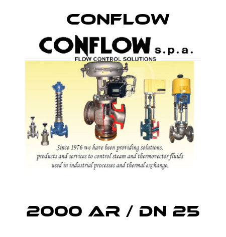 2000 AR / DN 25 CONFLOW