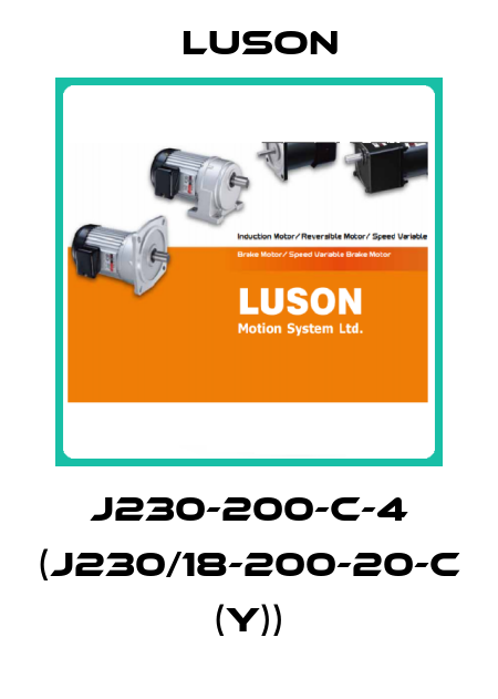 J230-200-C-4 (J230/18-200-20-C (Y)) Luson