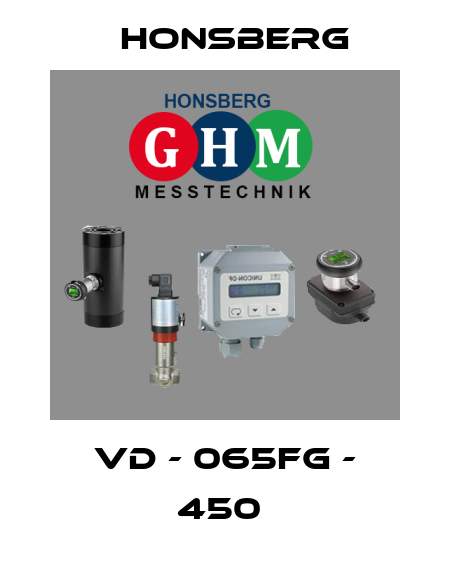 VD - 065FG - 450  Honsberg