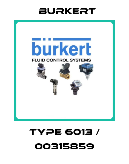 Type 6013 / 00315859 Burkert