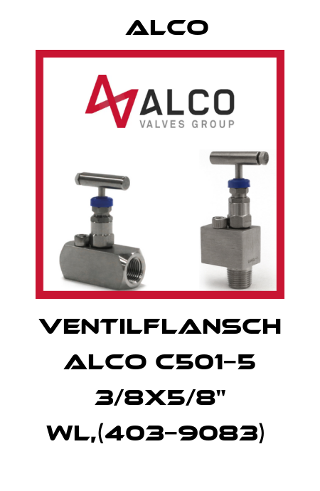 VENTILFLANSCH ALCO C501−5 3/8X5/8" WL,(403−9083)  Alco