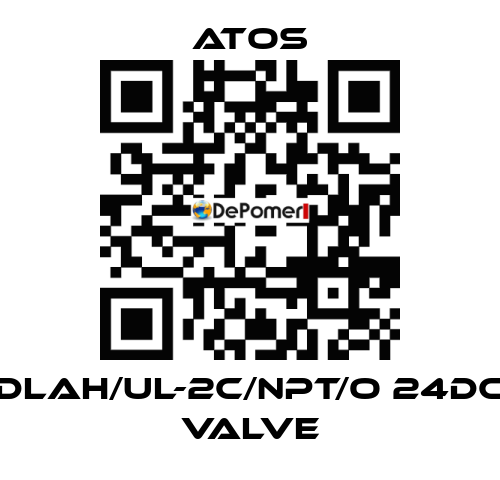 DLAH/UL-2C/NPT/O 24DC Valve Atos