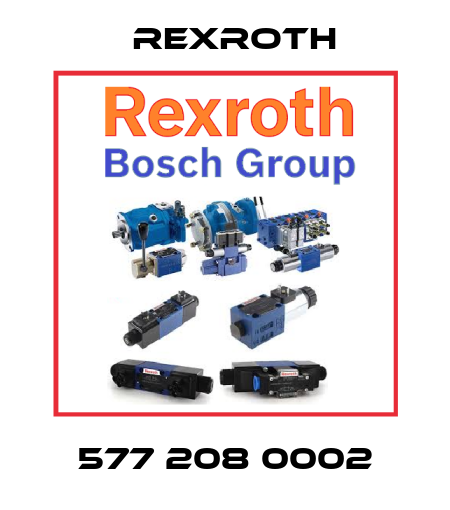 577 208 0002 Rexroth