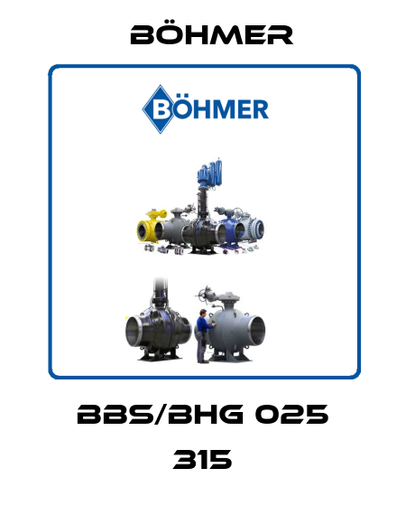 BBS/BHG 025 315 Böhmer