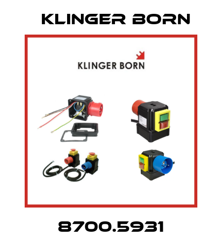 8700.5931 Klinger Born