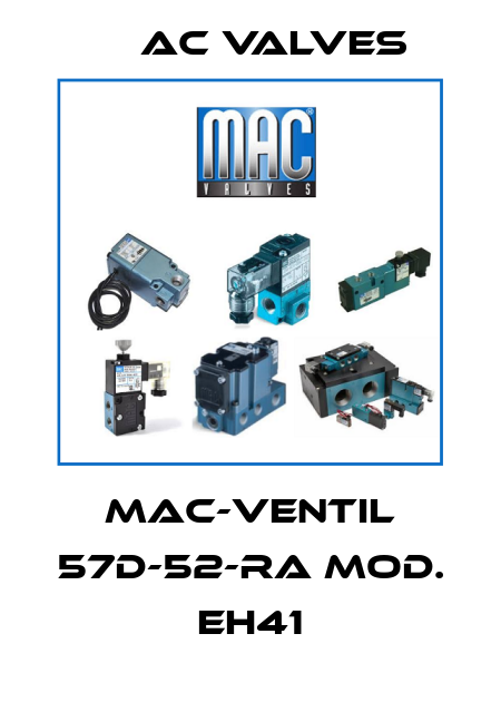 MAC-Ventil 57D-52-RA Mod. EH41 МAC Valves